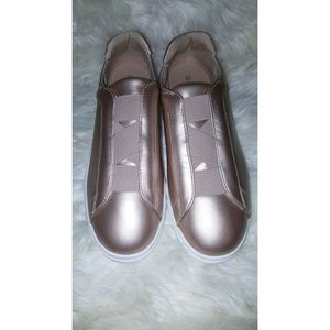 Fabletics Laurel Gold Slip On Sneakers